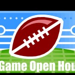 Pre-Game Open House Banner